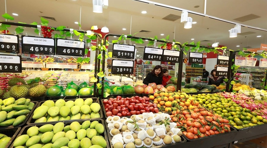 Trung tâm mua sắm - siêu thị thực phẩm sạch trong chuỗi tiện ích Green Pearl Bắc Ninh